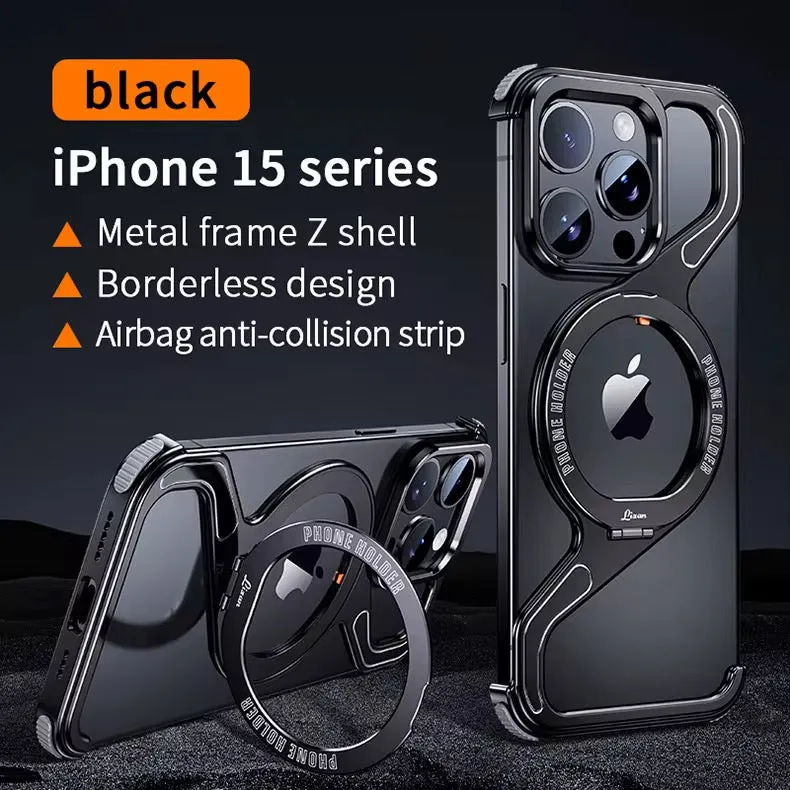 كفرات ايفون مع قوس مغناطيسي , iPhone cases with magnetic cover