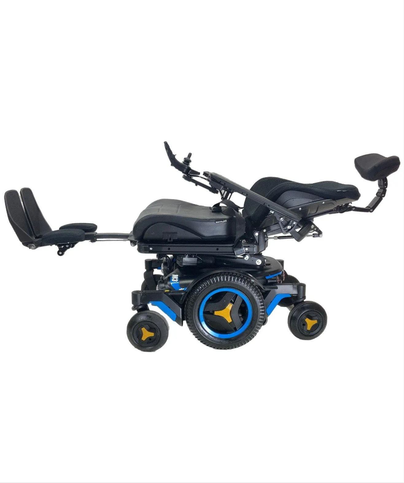 2018 Permobil M3 Corpus Rehab Power Chair |  Tilt, Recline, Power Legs | 17" x 20" Seat