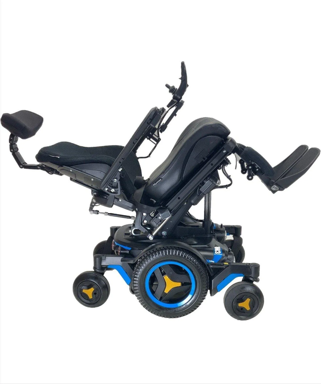 2018 Permobil M3 Corpus Rehab Power Chair |  Tilt, Recline, Power Legs | 17" x 20" Seat