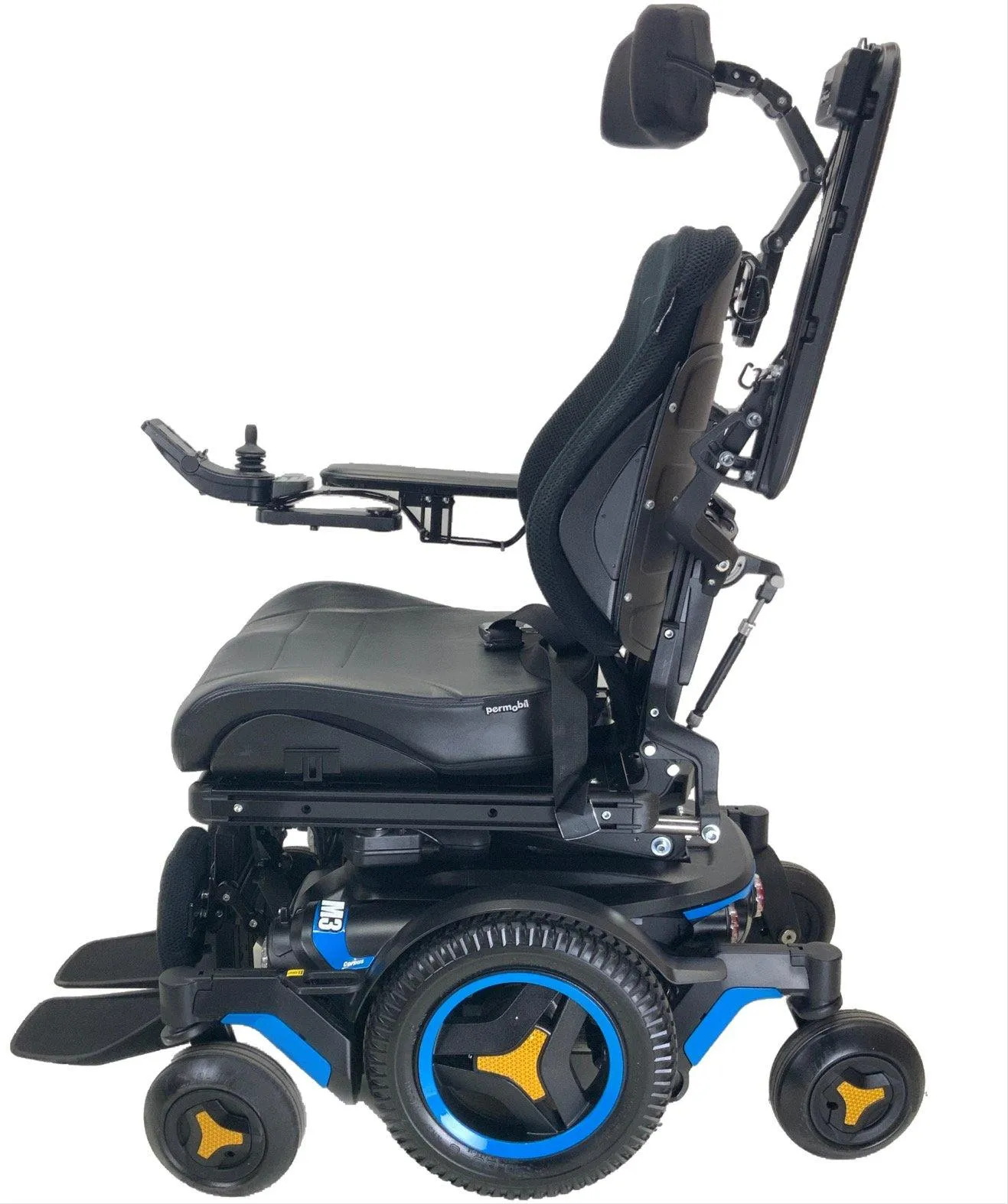 2018 Permobil M3 Corpus Rehab Power Chair |  Tilt, Recline, Power Legs | 17" x 20" Seat