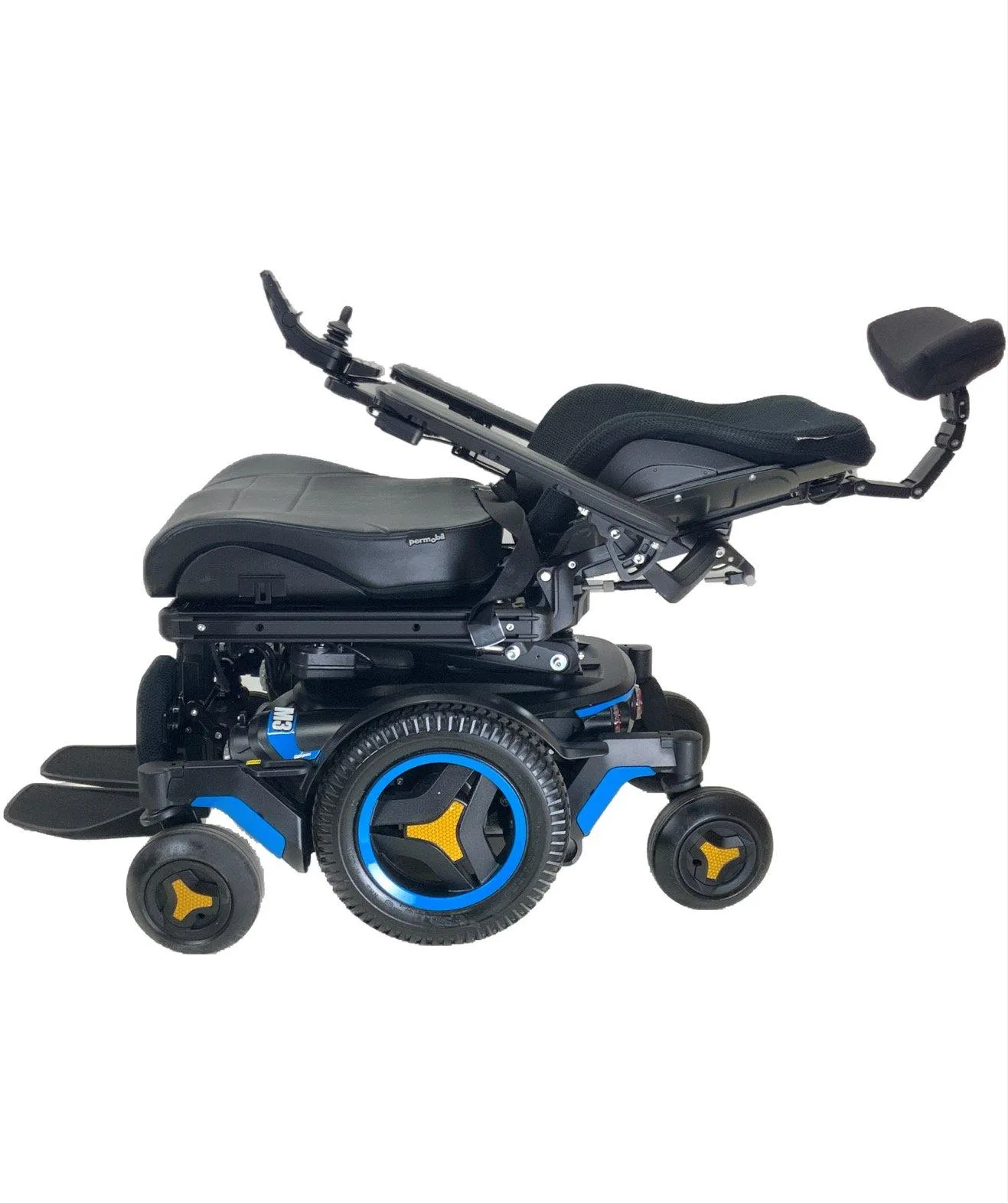 2018 Permobil M3 Corpus Rehab Power Chair |  Tilt, Recline, Power Legs | 17" x 20" Seat
