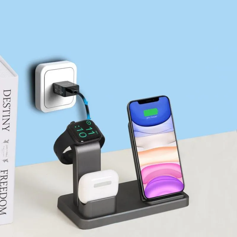 3 in 1  Fast Wireless Charging Station