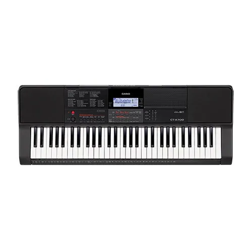 61-Key Portable Keyboard Black