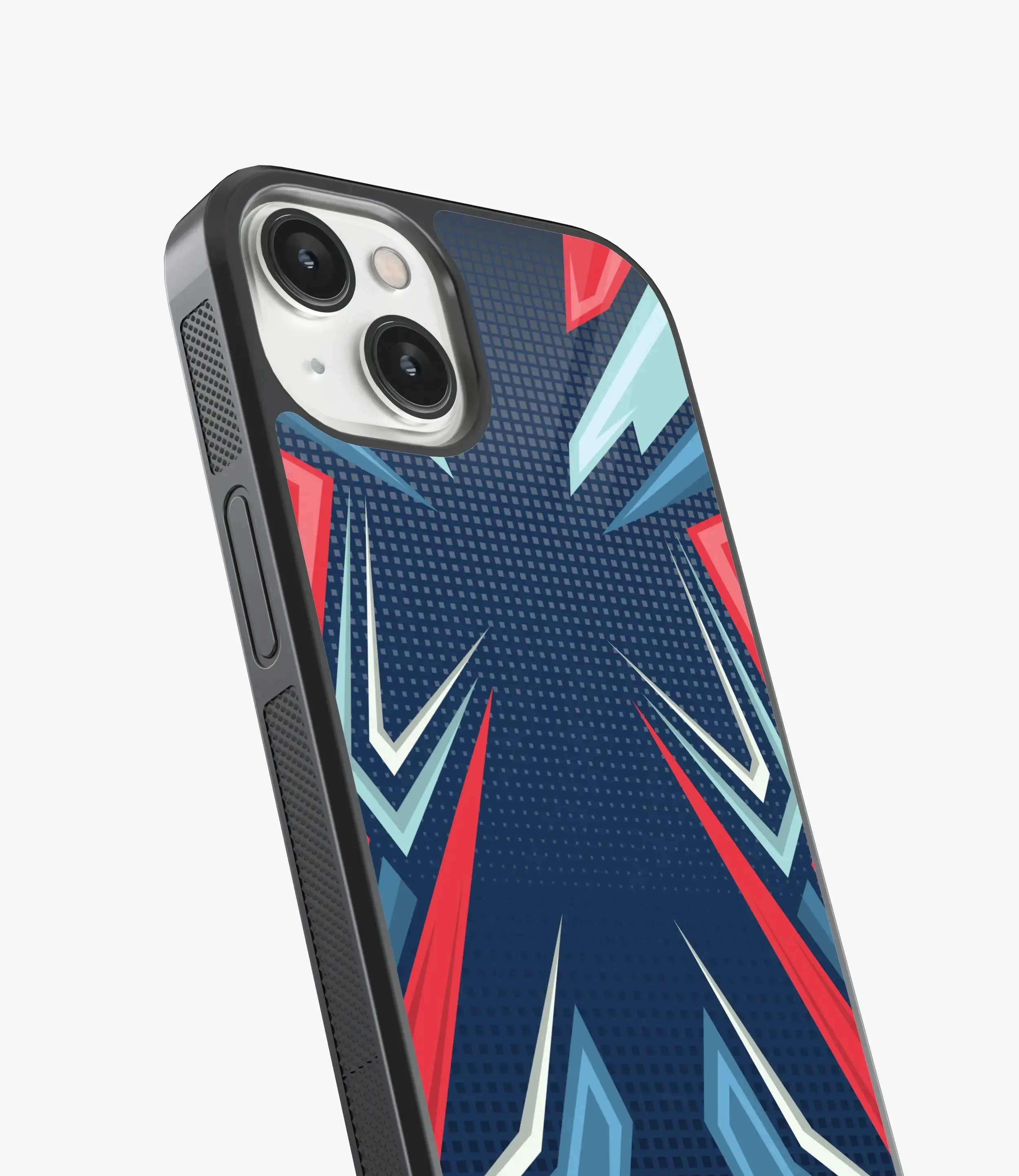 Abstract Elite Energy Pattern Glass Case