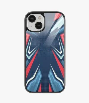 Abstract Elite Energy Pattern Glass Case