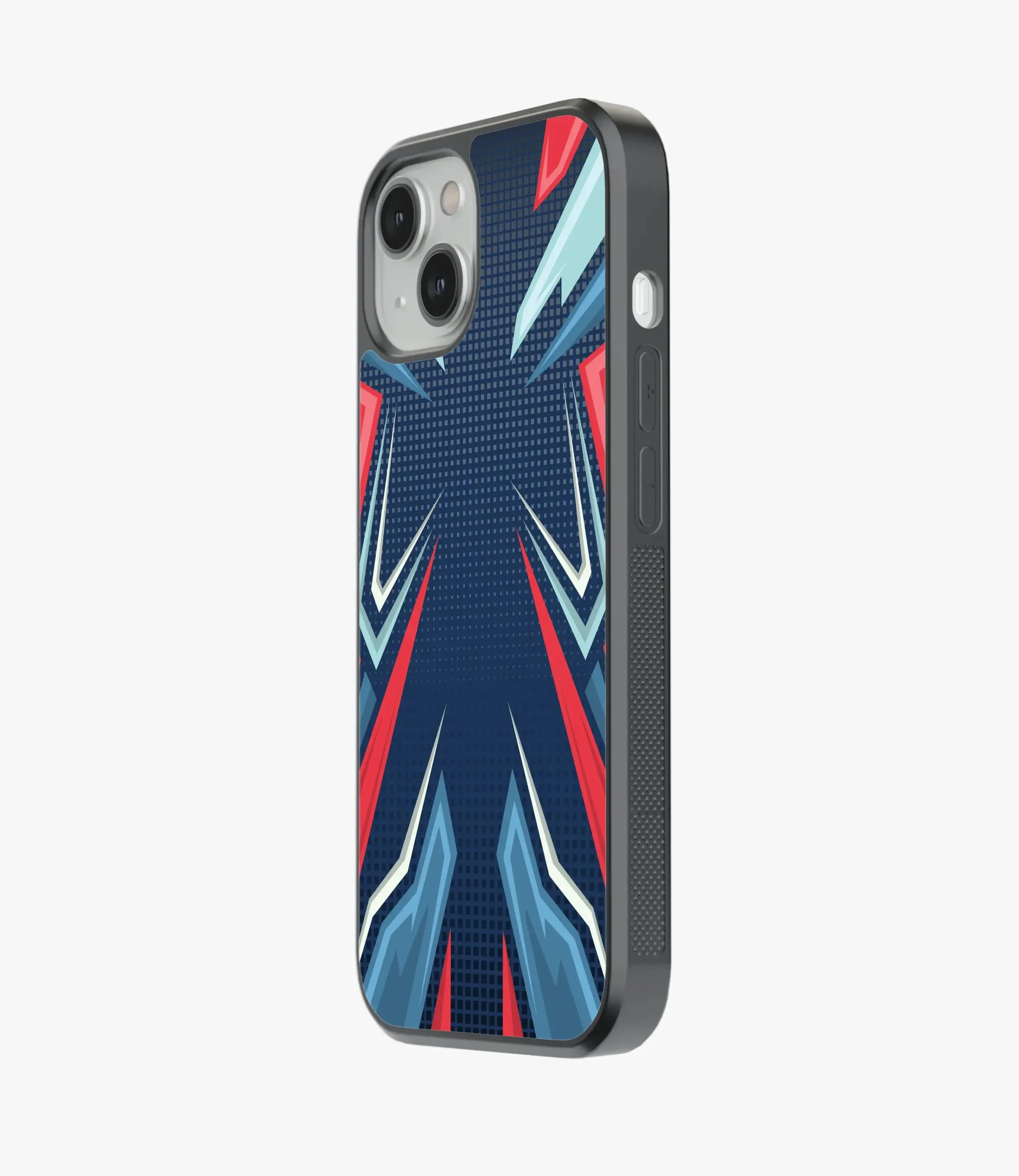 Abstract Elite Energy Pattern Glass Case