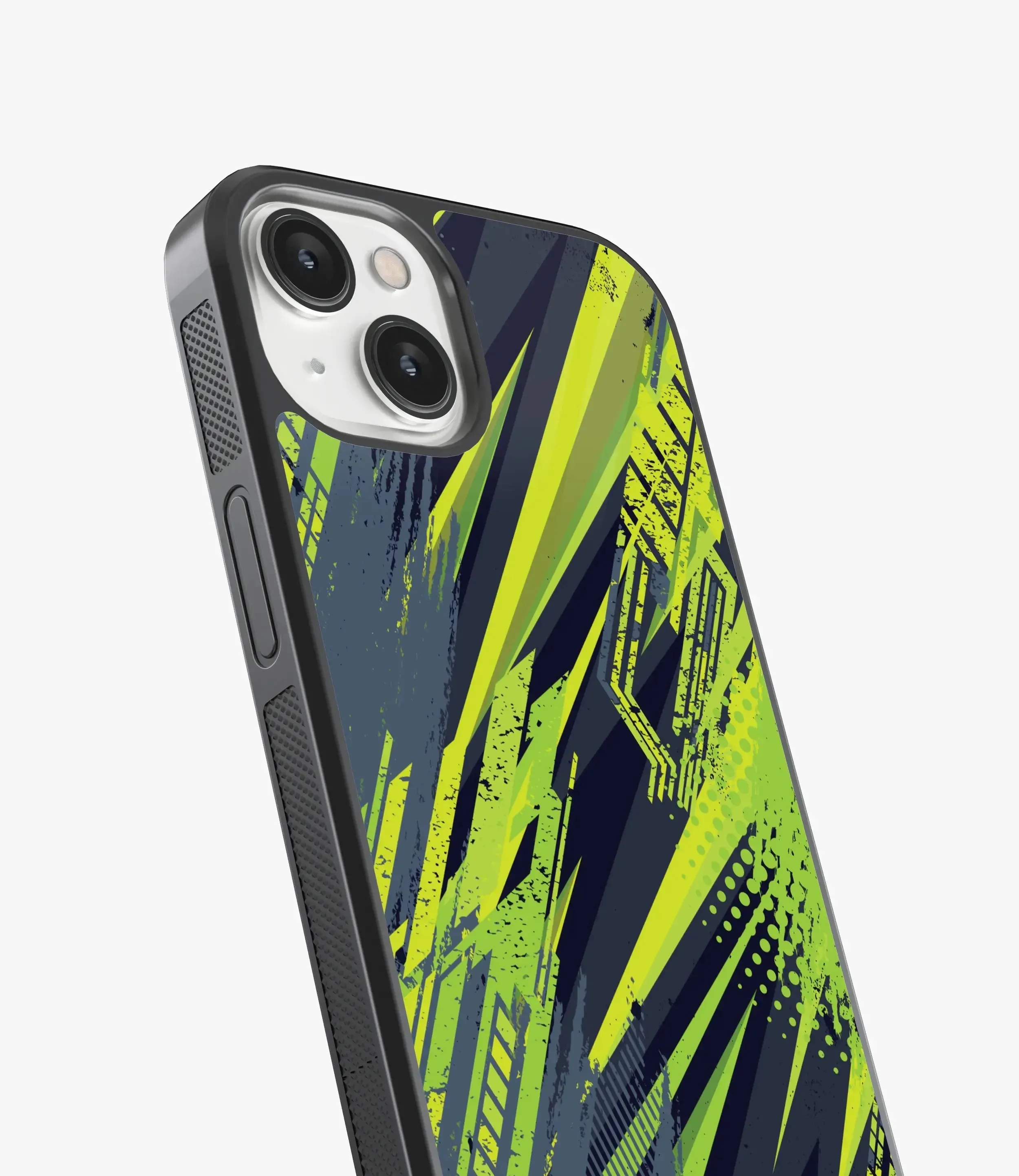 Abstract Full Throttle Pattern Glass Case