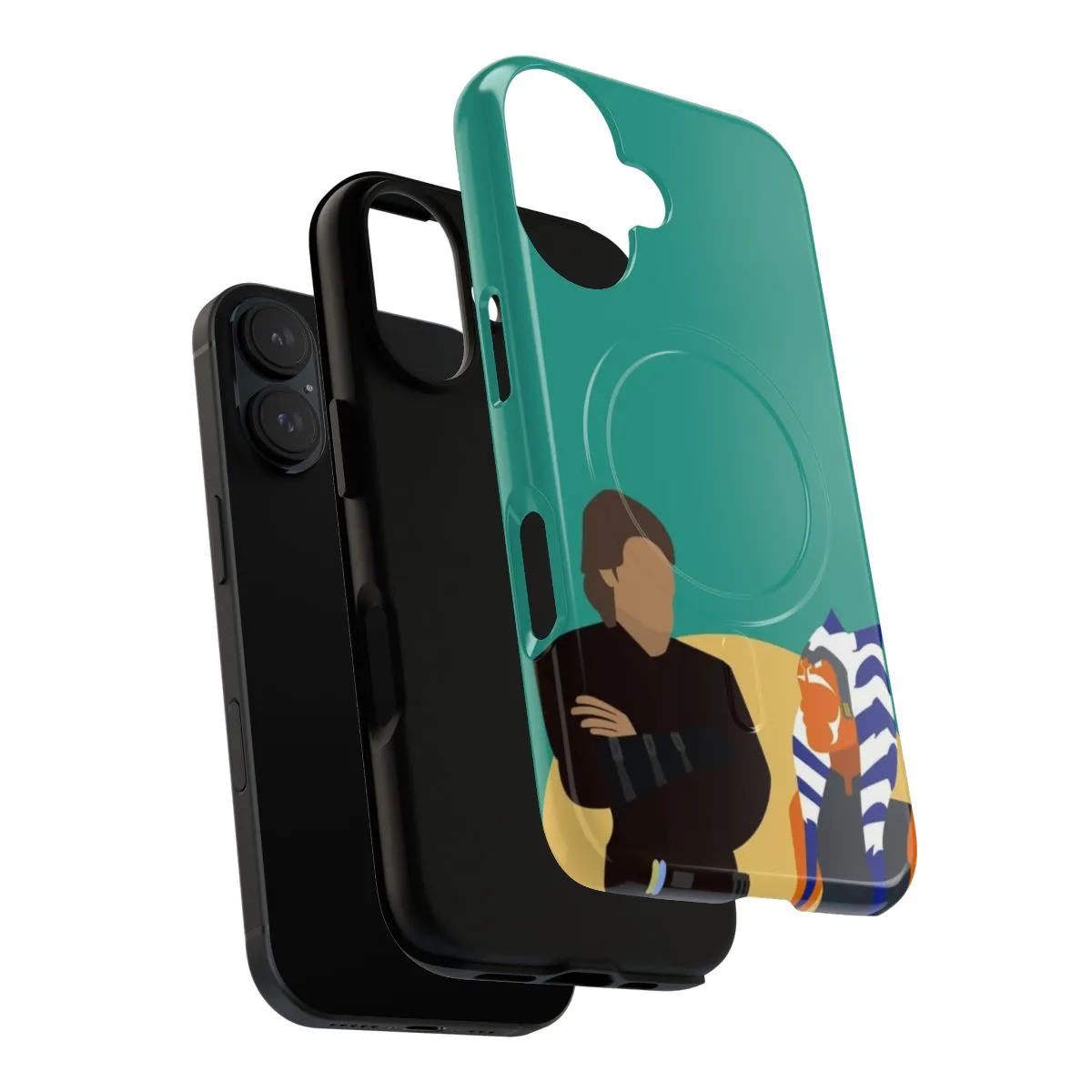 Ahsoka and Anakin Inspired Magnetic Tough Phone Cases