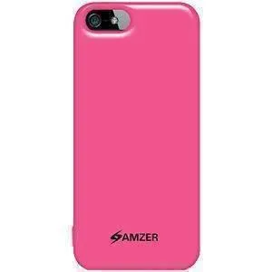 Amzer Soft Gel TPU Gloss Skin iPhone 5 5S Case - Pink