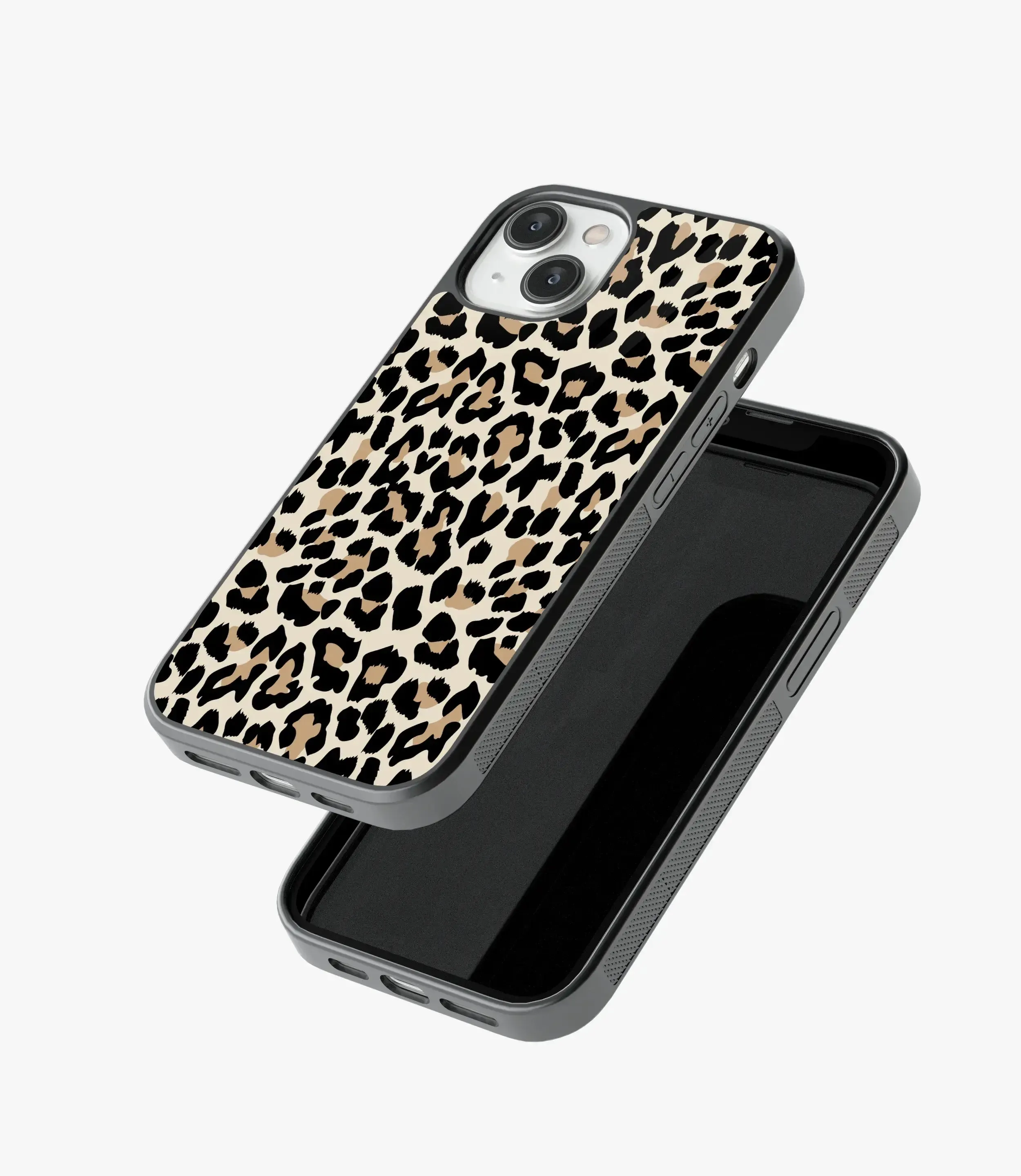 Beaver Leopard Print Glass Case