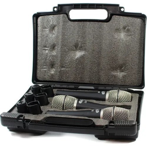 CADLive D38 Supercardioid Dynamic Handheld Microphone (3 Pack)