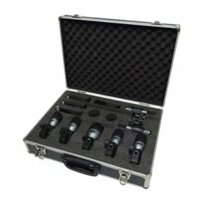 Carlsbro DM7P Drum Mic Set - 7pc w/ Flight Case