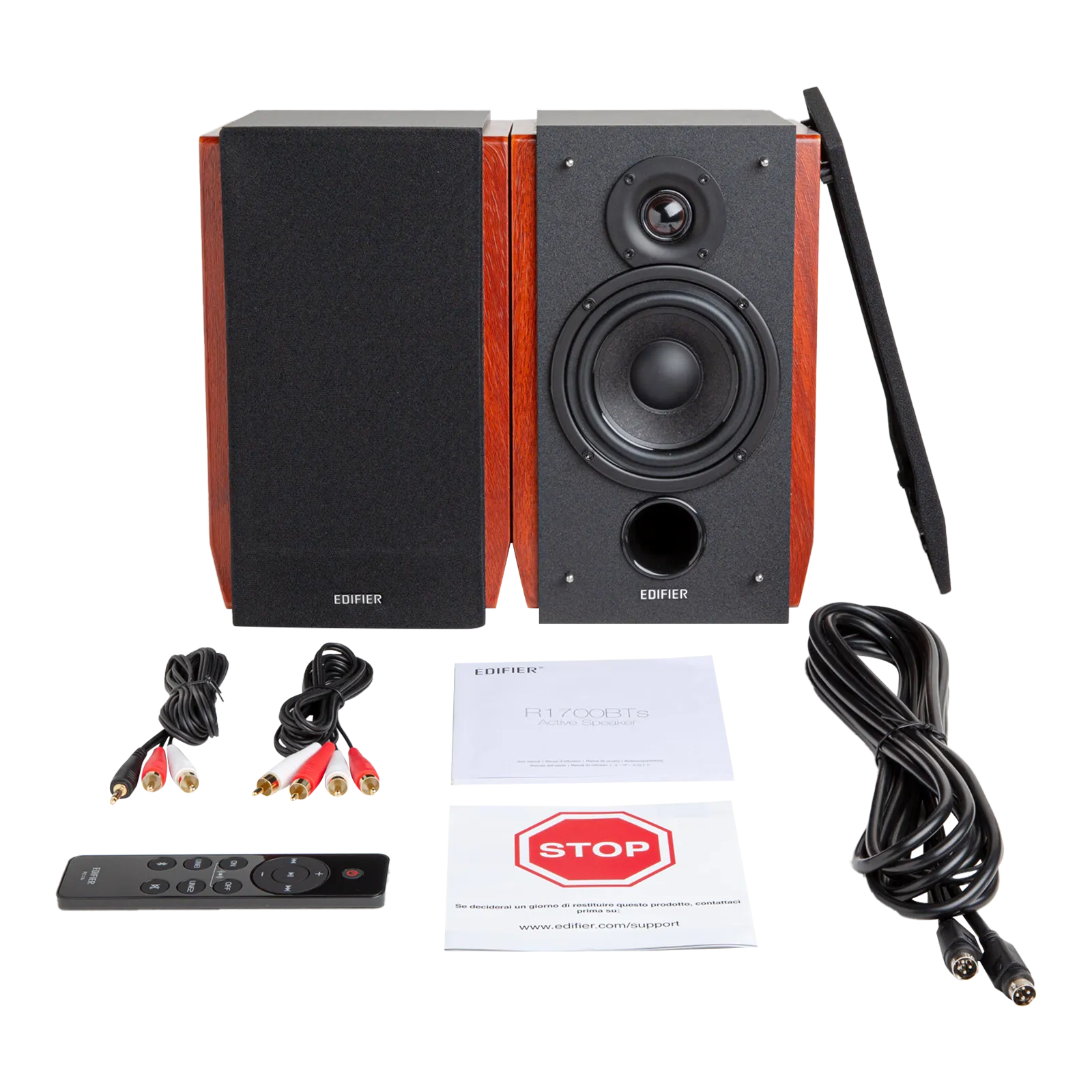 (Certified Refurbished) R1700BTs Active Bluetooth Bookshelf Speakers