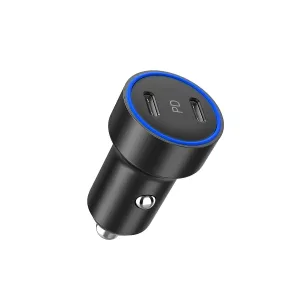 Choetech 36W Dual Type-C Car Charger C0054 (Black)