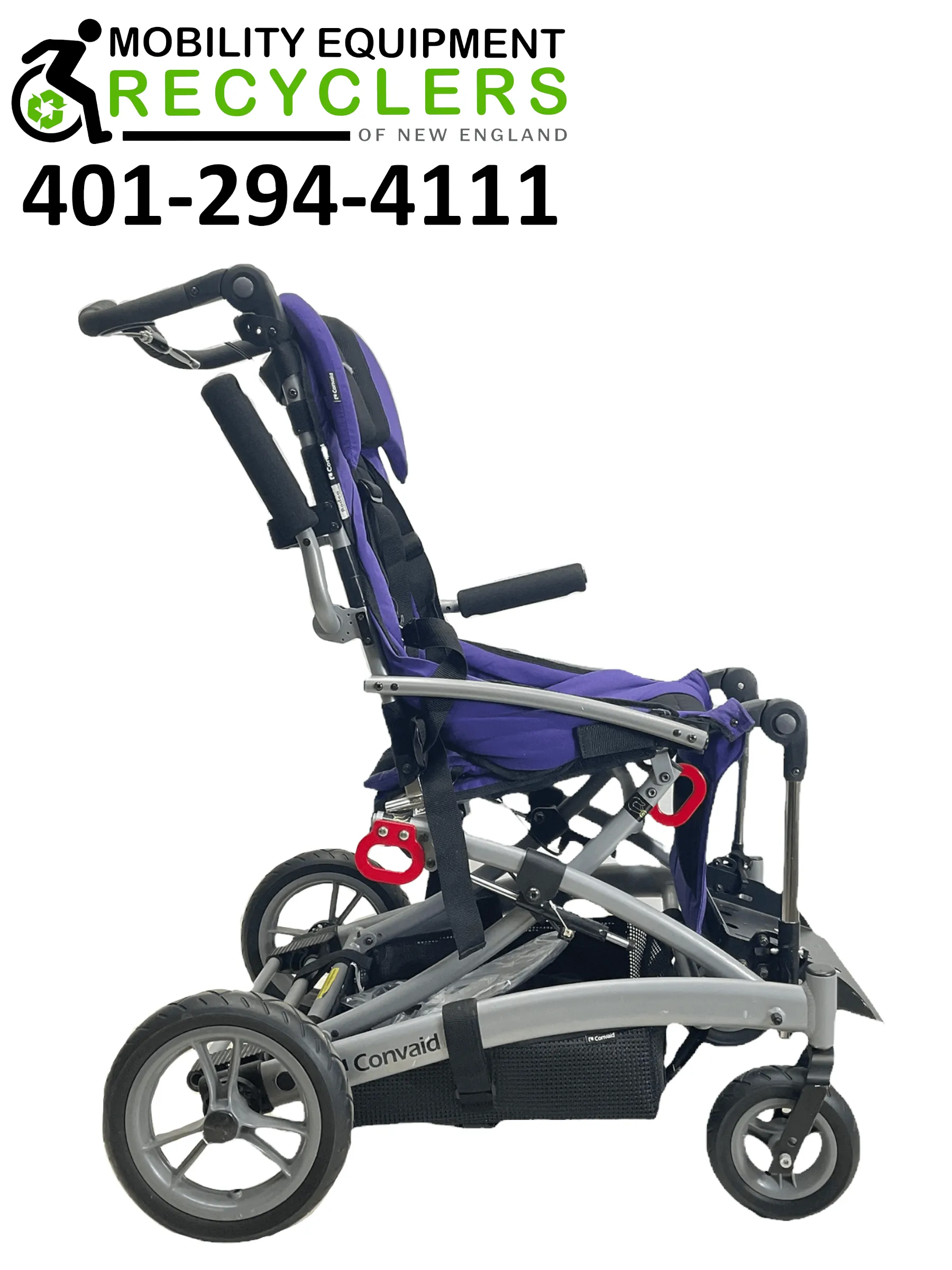 Convaid Rodeo Foldable Pediatric Stroller with Tilt | 15" x 15" Seat | Transit Kit, Bag