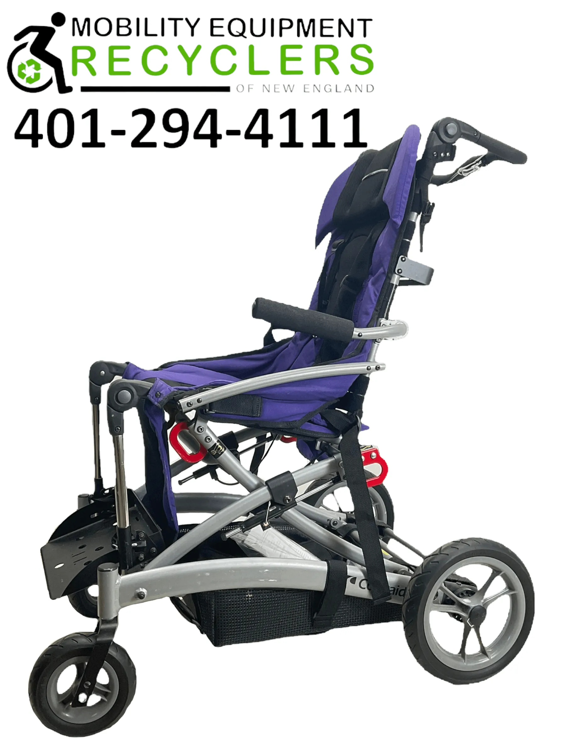 Convaid Rodeo Foldable Pediatric Stroller with Tilt | 15" x 15" Seat | Transit Kit, Bag
