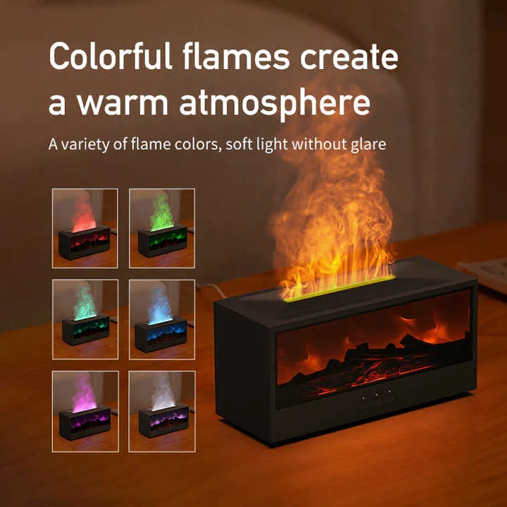 Creative Design Rgb Colorful-جهاز ترطيب الزيوت