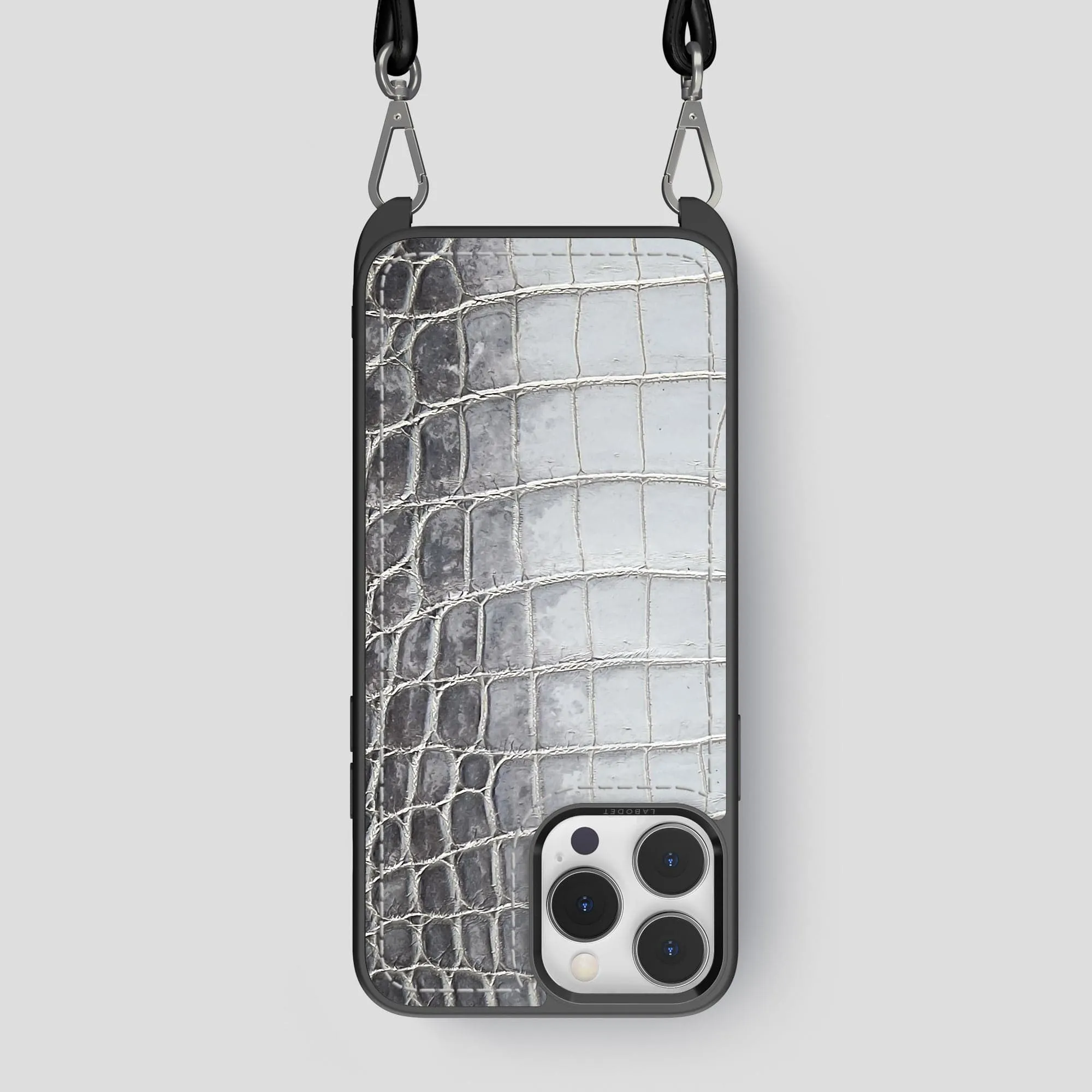 Crossbody Sport Case For iPhone 14 Pro Max In Himalayan Crocodile