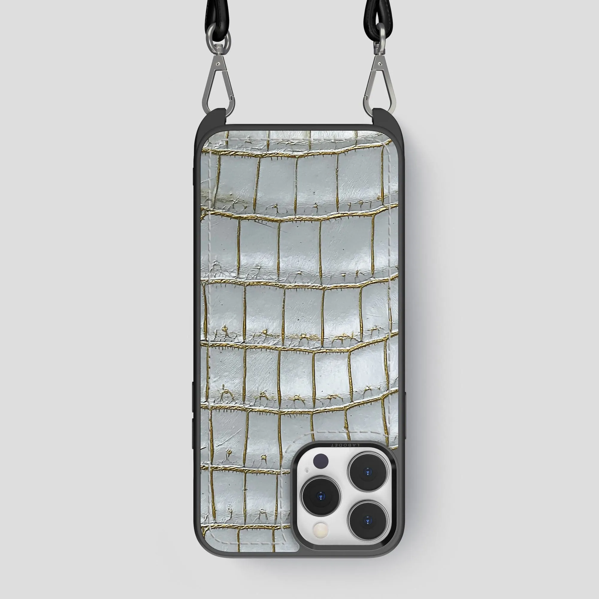 Crossbody Sport Case For iPhone 14 Pro Max In Himalayan Crocodile