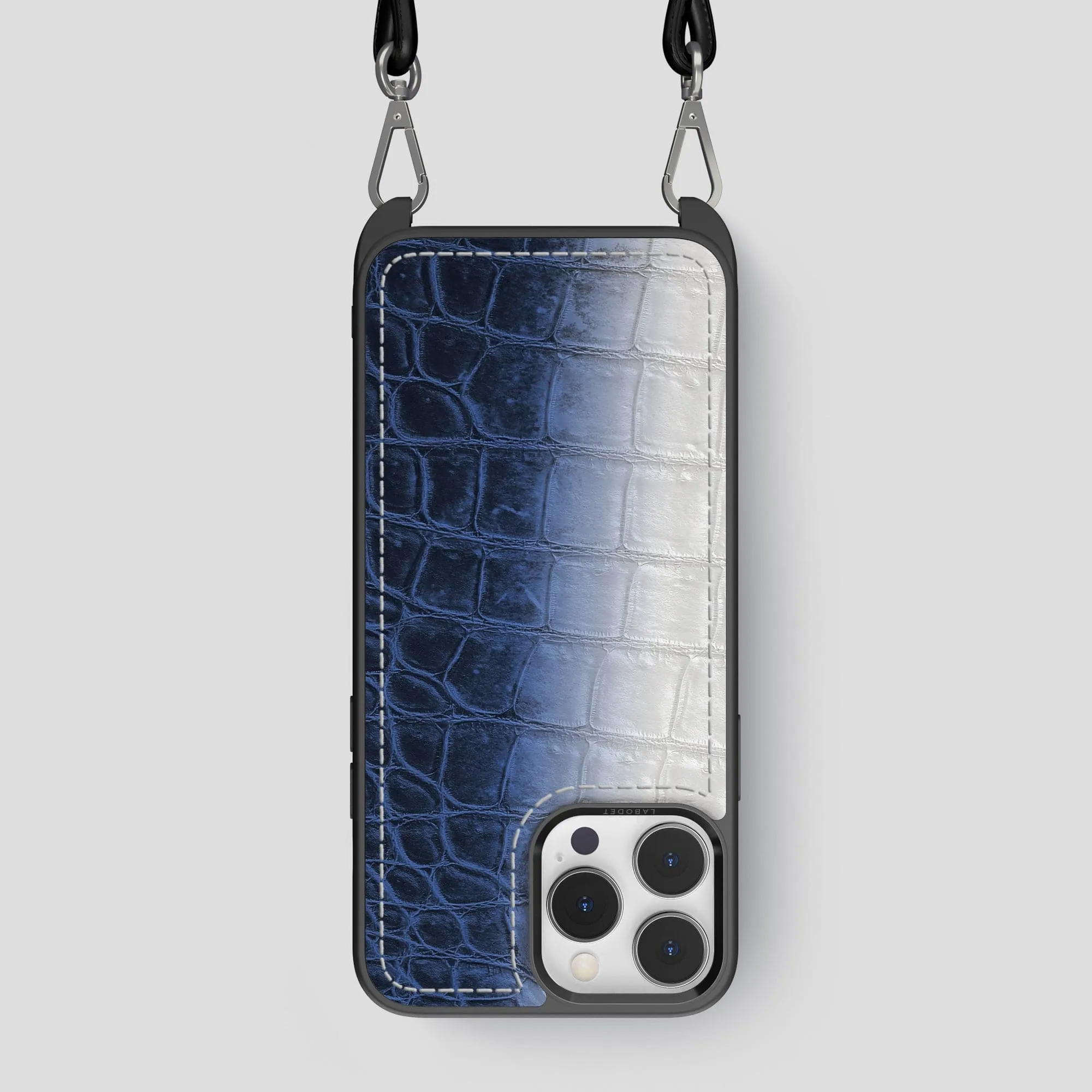 Crossbody Sport Case For iPhone 14 Pro Max In Himalayan Crocodile