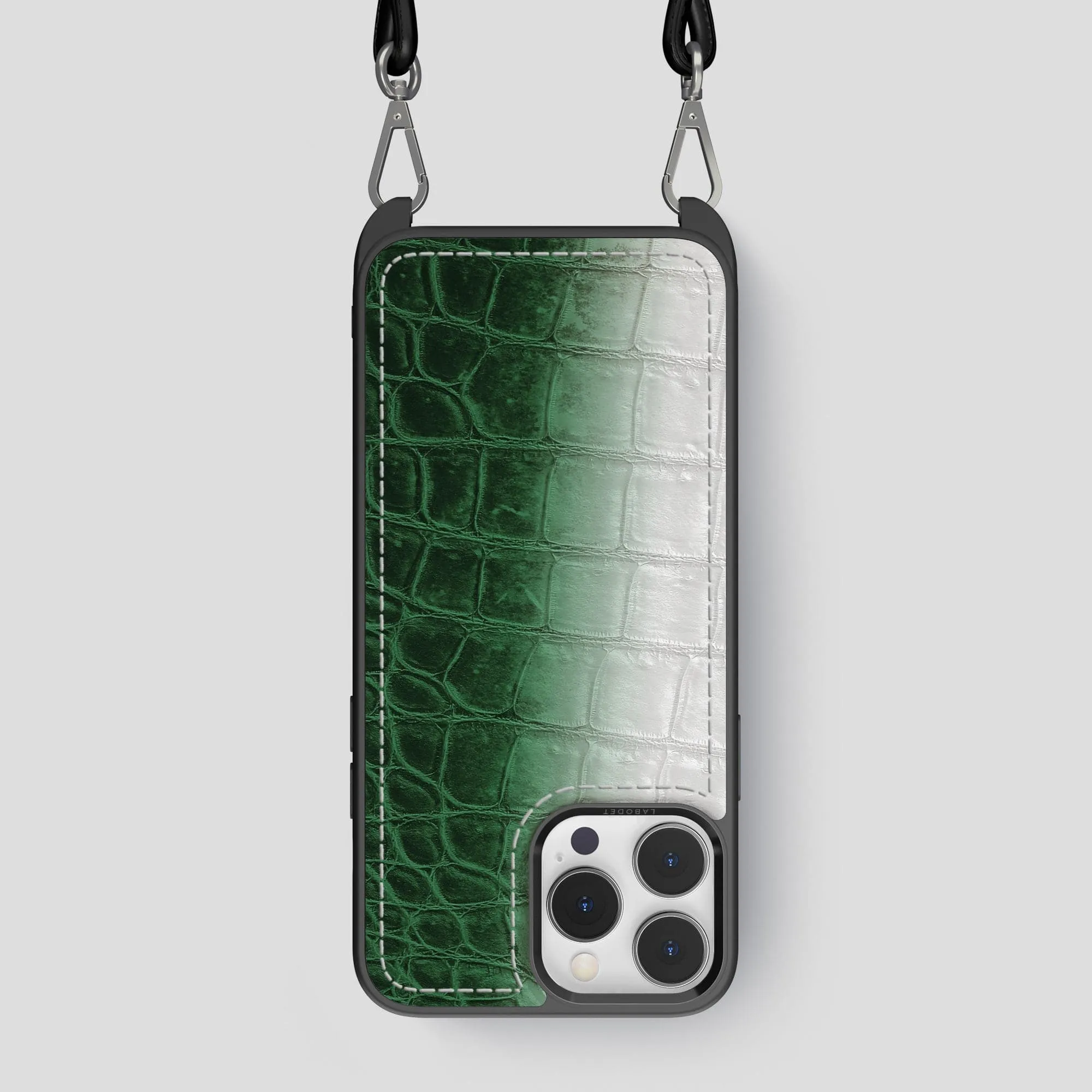 Crossbody Sport Case For iPhone 14 Pro Max In Himalayan Crocodile