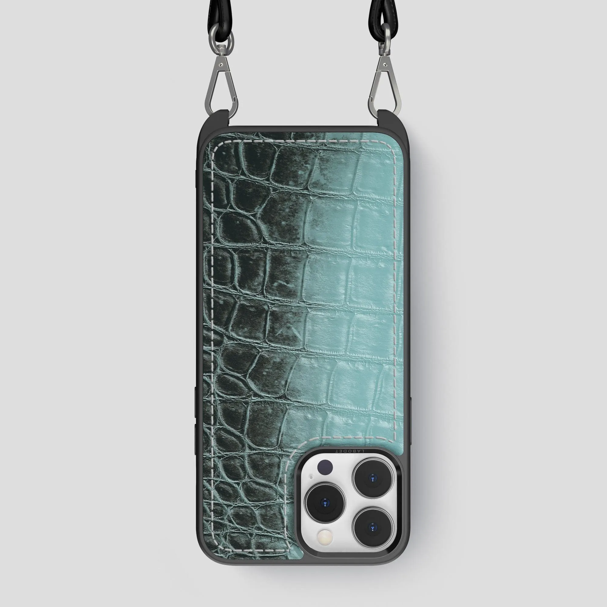 Crossbody Sport Case For iPhone 14 Pro Max In Himalayan Crocodile