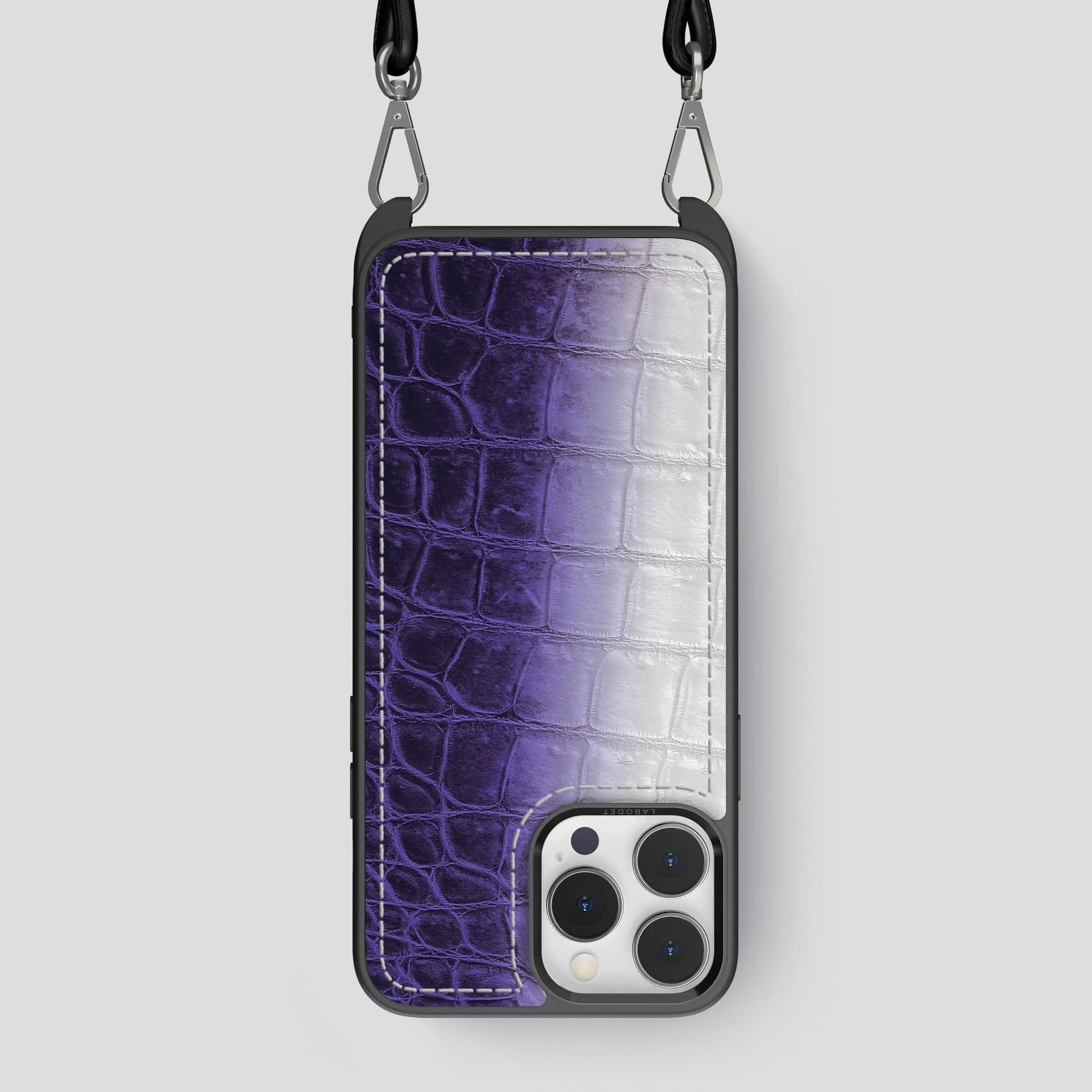 Crossbody Sport Case For iPhone 14 Pro Max In Himalayan Crocodile