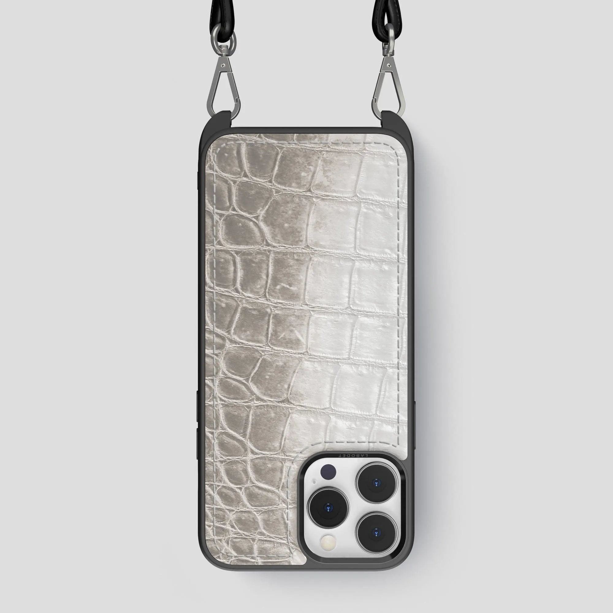 Crossbody Sport Case For iPhone 14 Pro Max In Himalayan Crocodile