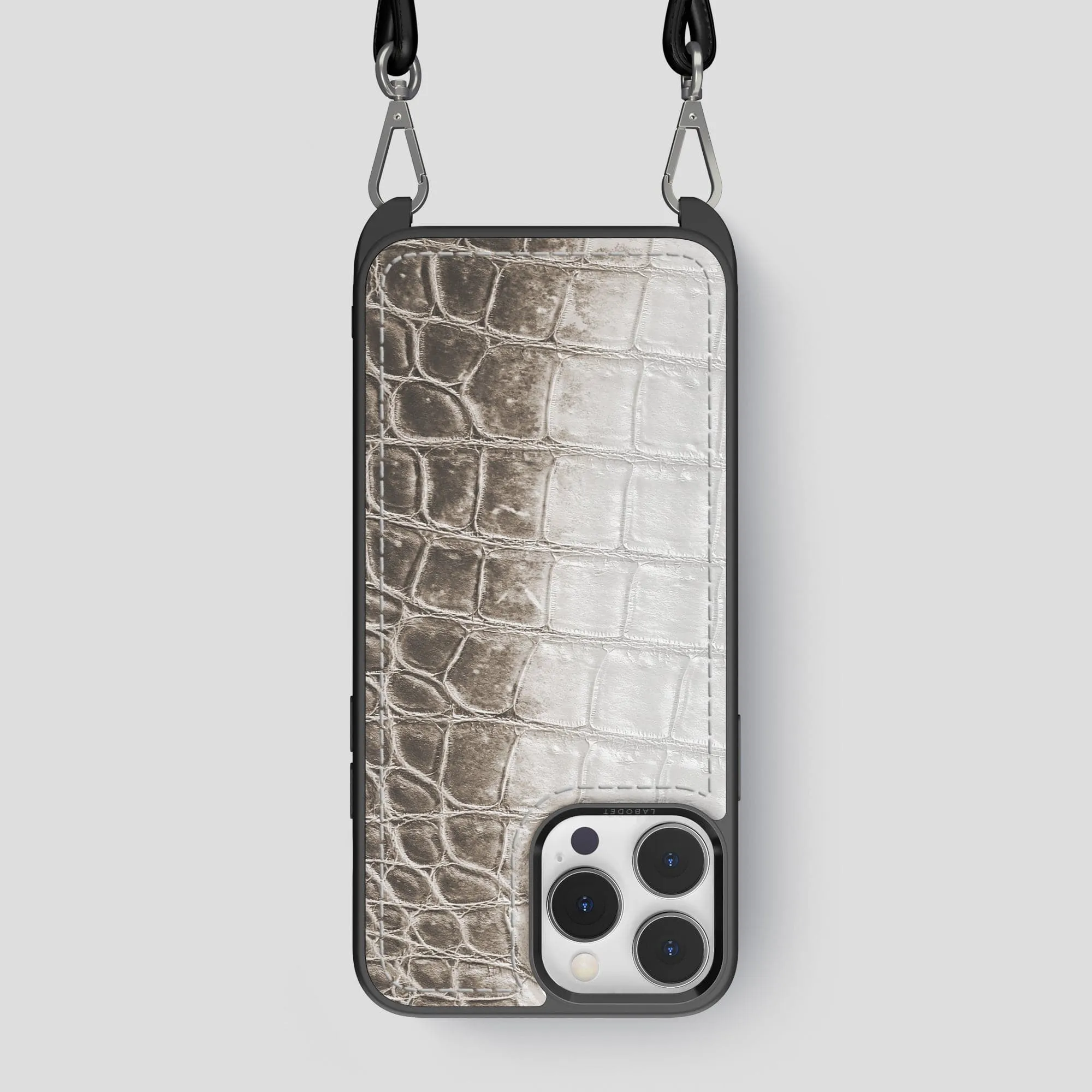 Crossbody Sport Case For iPhone 14 Pro Max In Himalayan Crocodile