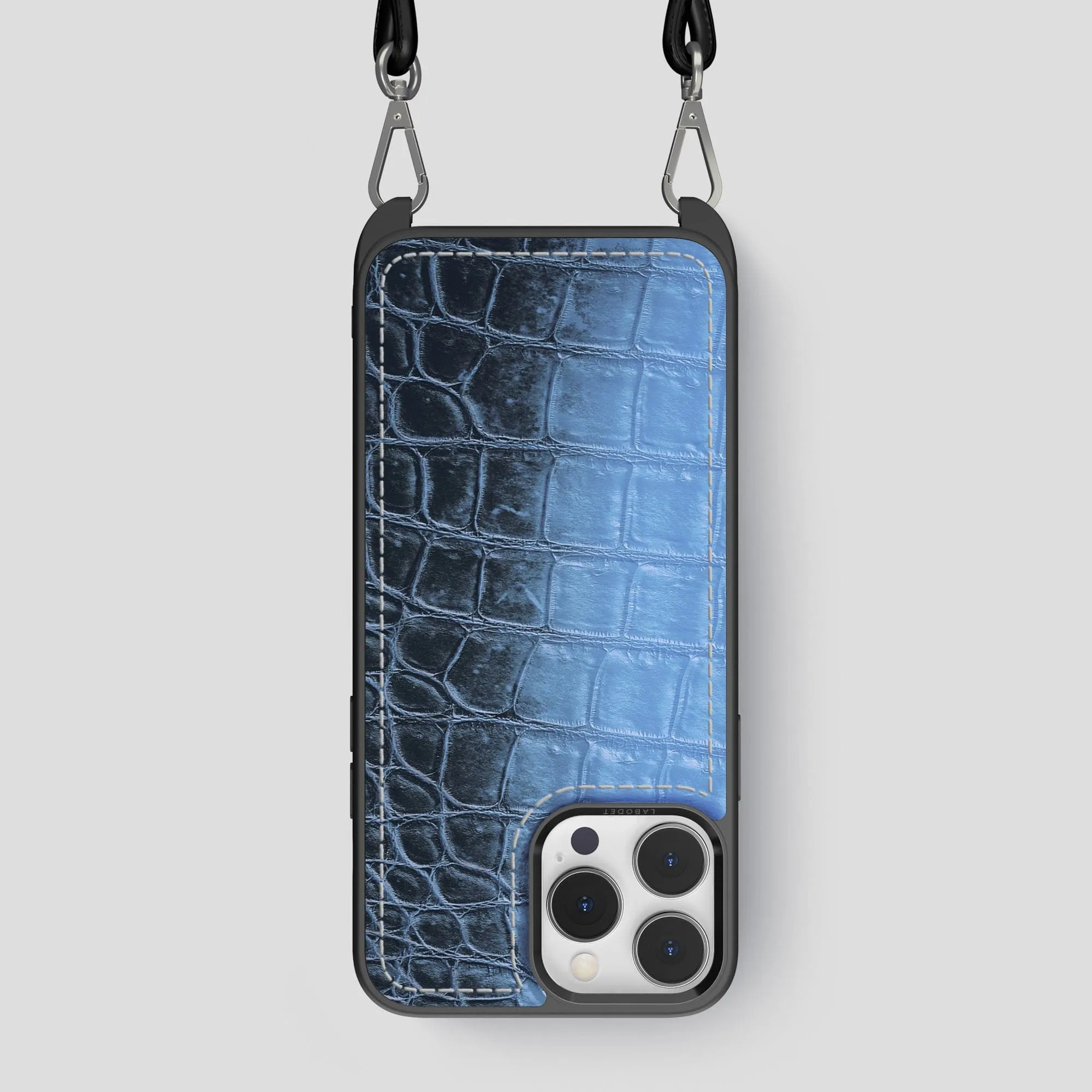 Crossbody Sport Case For iPhone 14 Pro Max In Himalayan Crocodile