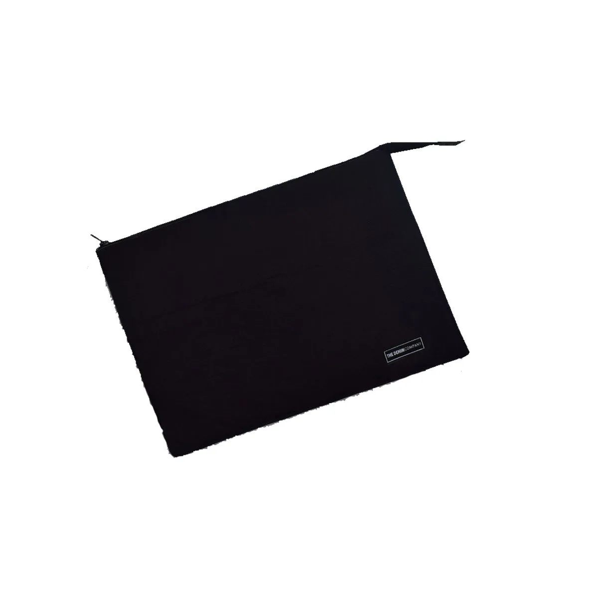 Denim Laptop Sleeve with Zipper Style (Black)