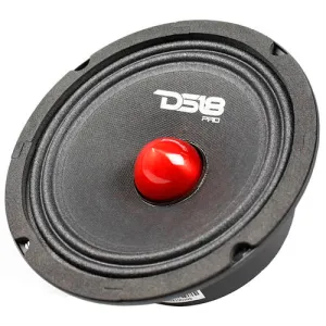 DS18 6.5" Inch Midrange Loudspeaker 480 Watt Max Red Bullet 4 Ohm PRO-GM6.4B