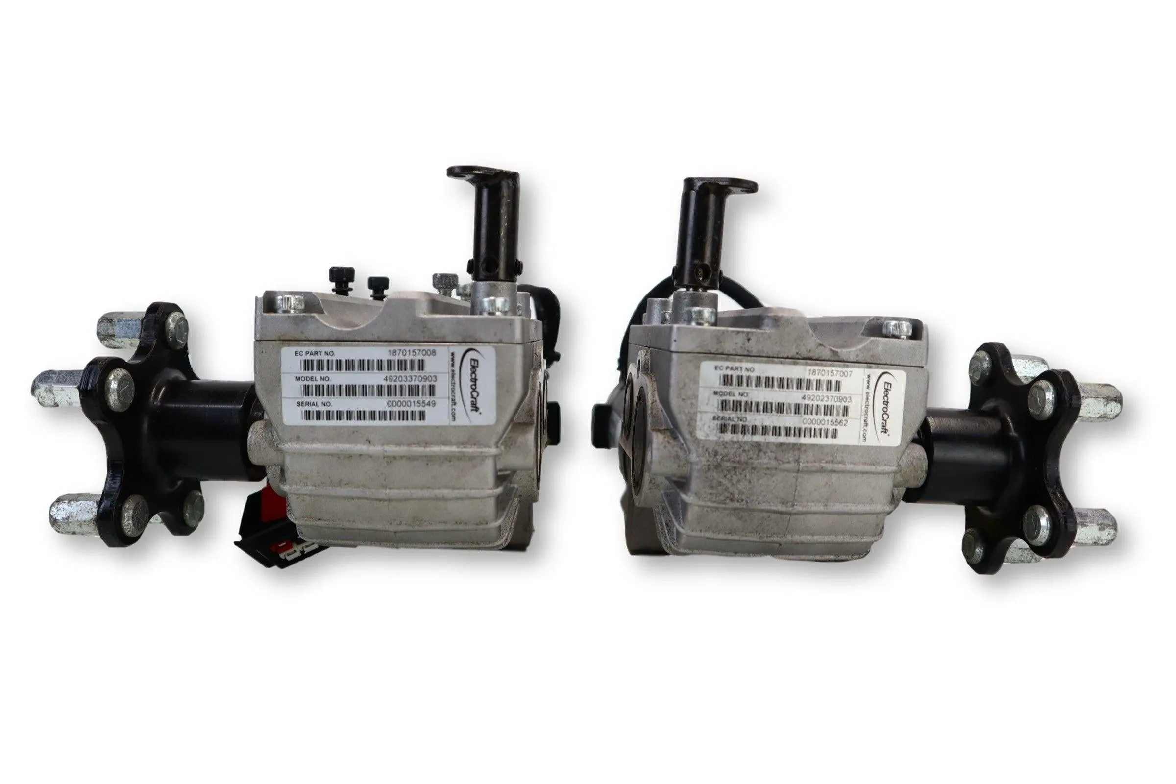 ElectroCraft Motors For Pride Quantum 600 Series, Quantum 640, Quantum 610, Quantum R-4000 Power Chairs | DRVASMB1903 | DRVASMB1904