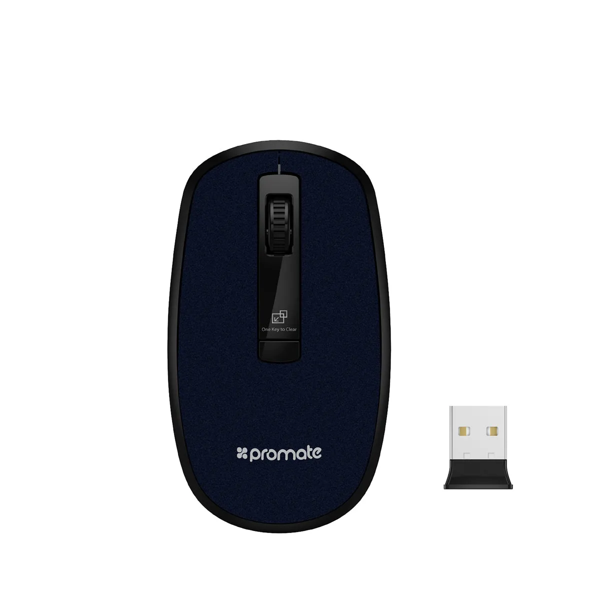 Ergonomically Designed Wireless Optical Mouse With Precision Scrolling