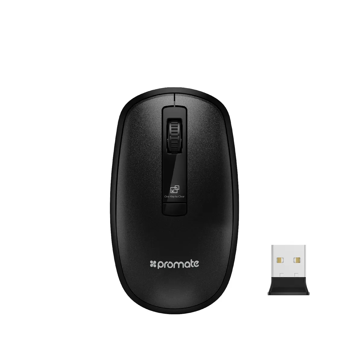 Ergonomically Designed Wireless Optical Mouse With Precision Scrolling