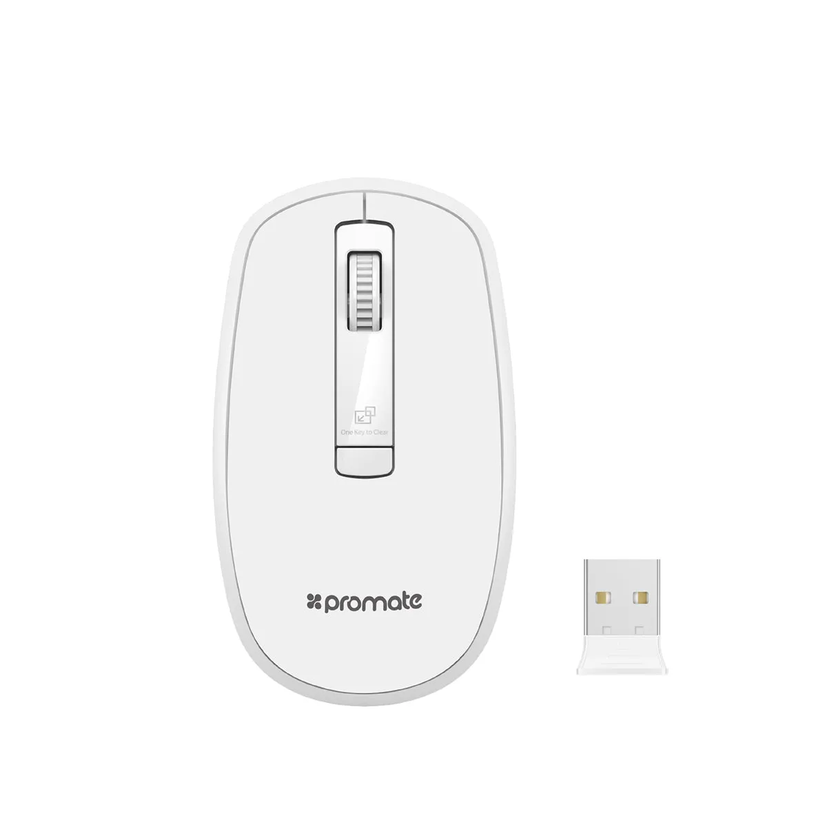 Ergonomically Designed Wireless Optical Mouse With Precision Scrolling