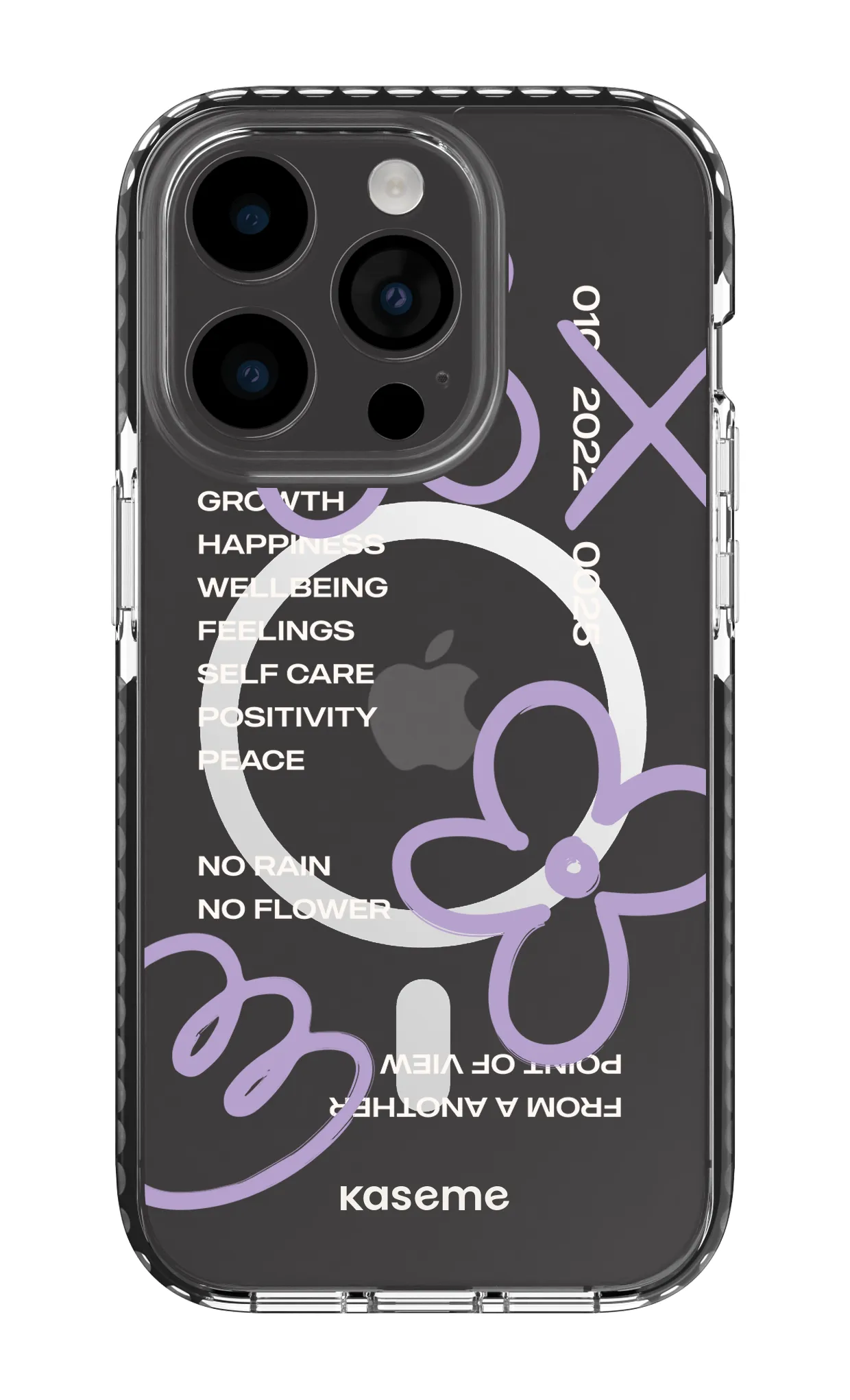 Feelings purple clear case
