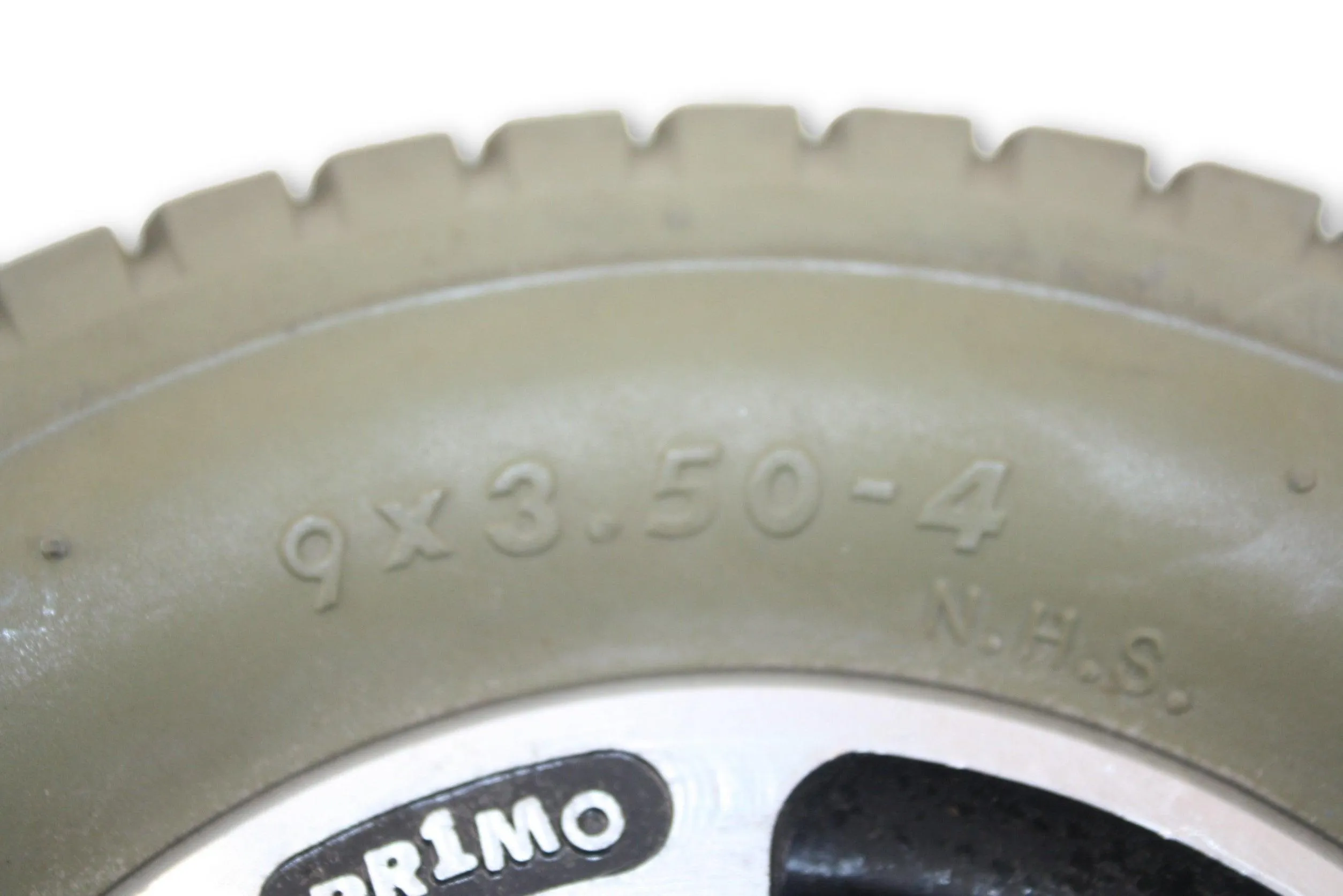 Flat-Free Drive Wheels for Hoveround MPV4, MPV5 Power Chairs | Primo Grande | 9" x 4" Inch