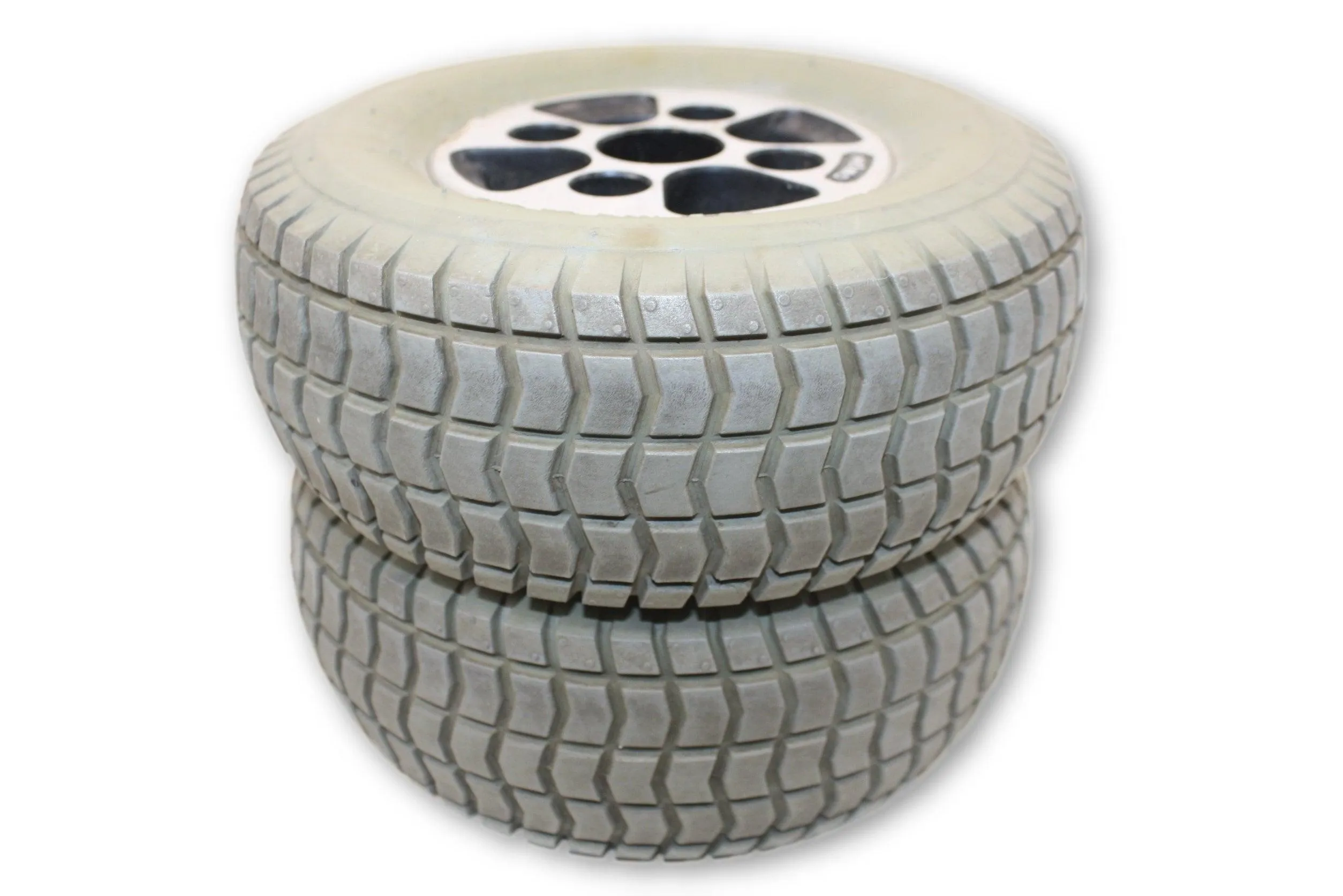 Flat-Free Drive Wheels for Hoveround MPV4, MPV5 Power Chairs | Primo Grande | 9" x 4" Inch