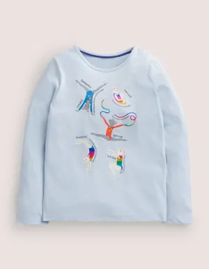 Fun Facts T-shirt-Provence Blue Gymnastic Mice