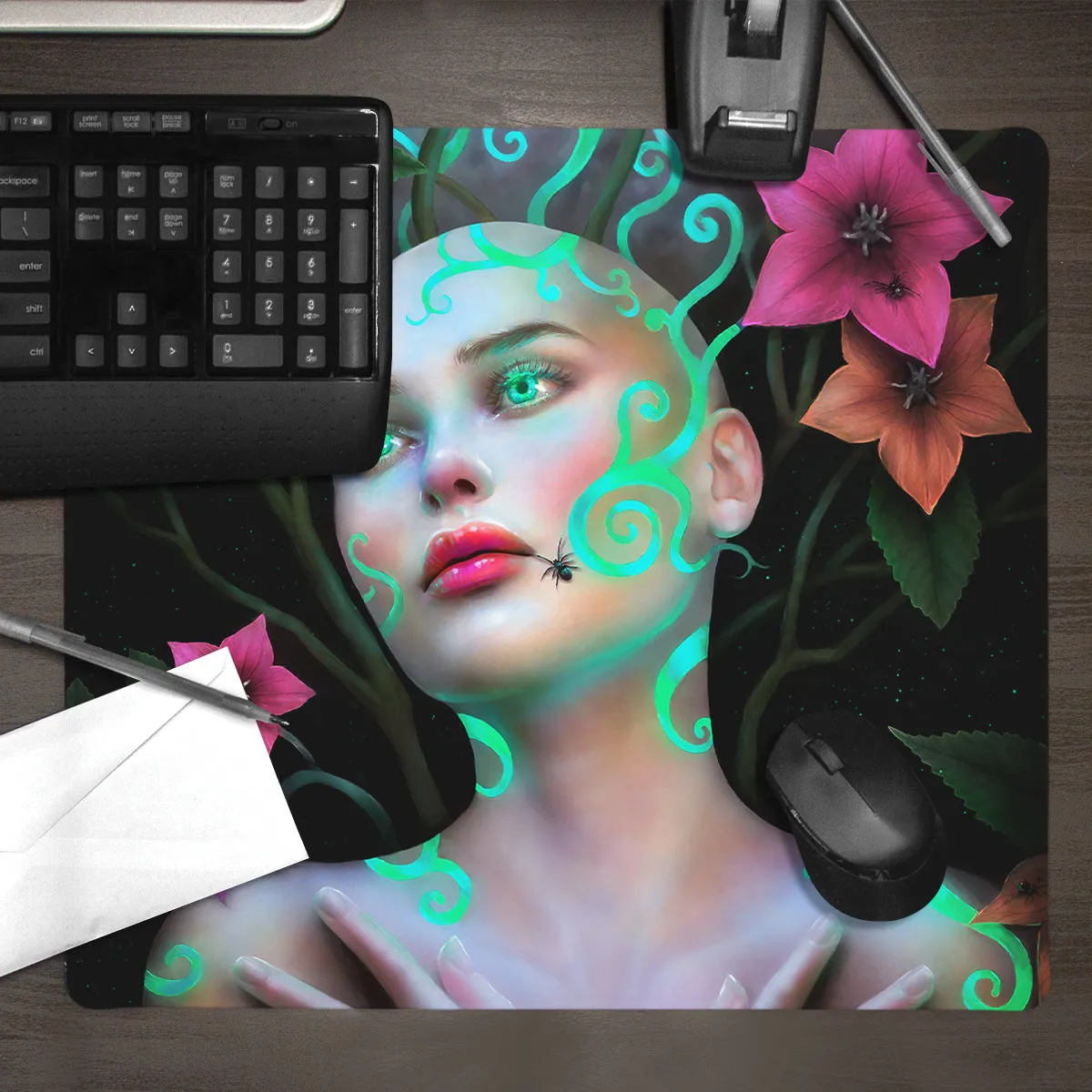 Glowing Artist Mousepad