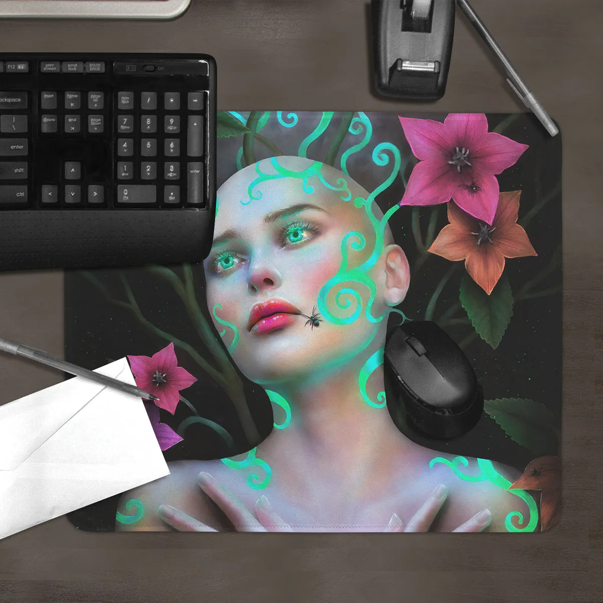 Glowing Artist Mousepad