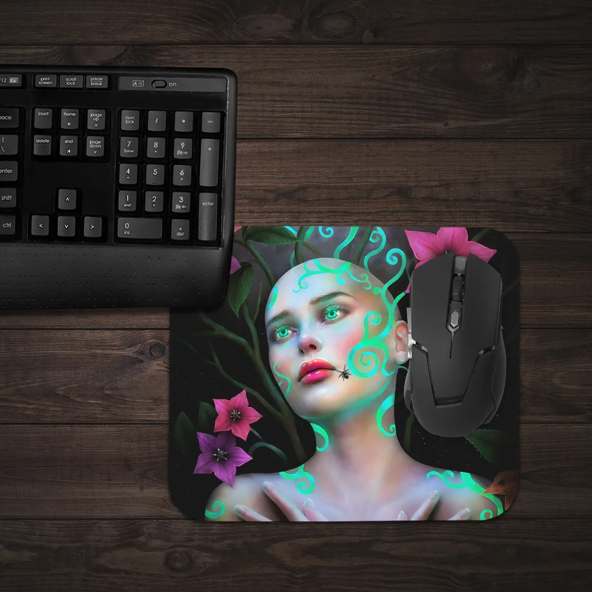 Glowing Artist Mousepad