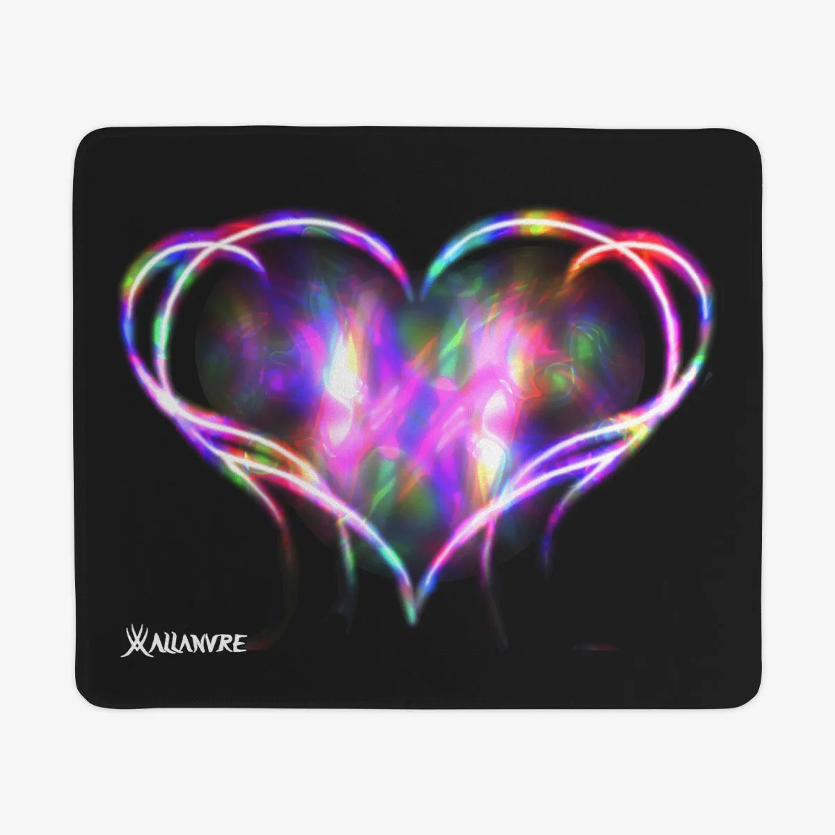 Glowing Magic Heart Mousepad