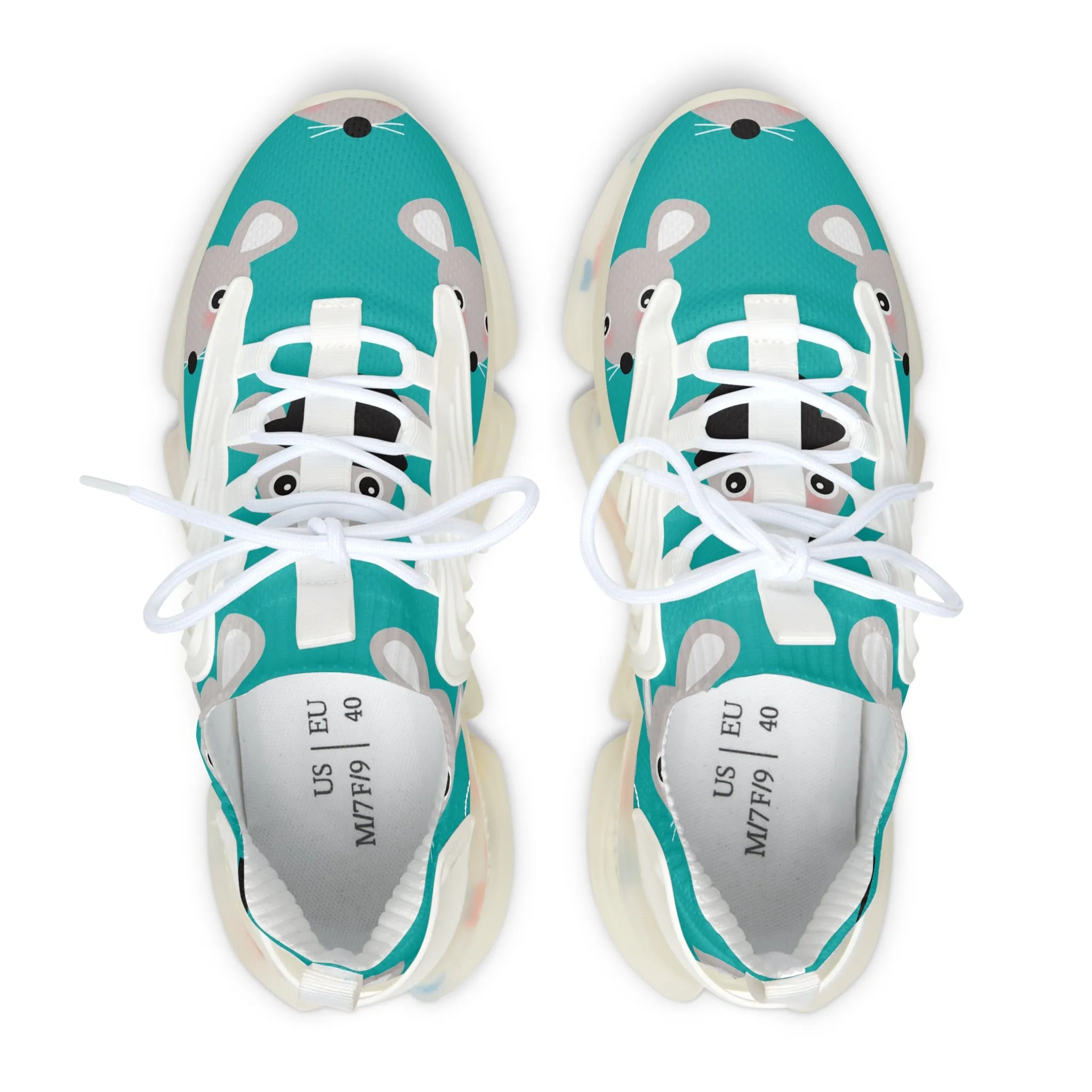 Grey Mice Women's Mesh Sneakers