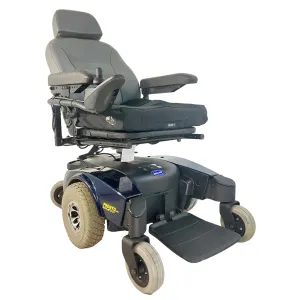 Invacare Pronto M51 Electric Wheelchair | 17" x 18" Seat | Foldable Seat, Rear Pouch