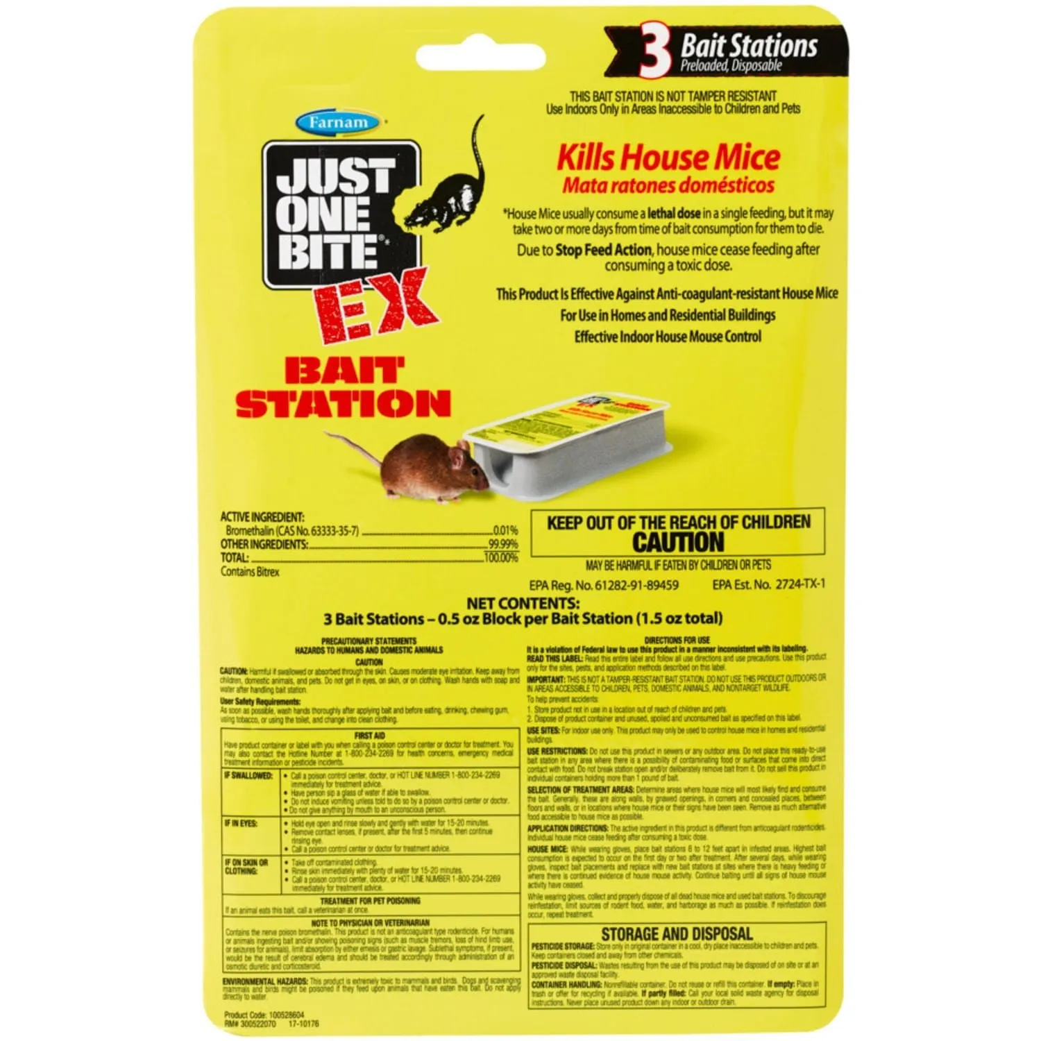 Just One Bite EX Bait Stations, 3-Pack
