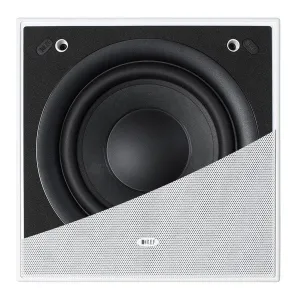 KEF CI200QSB-THX (PAIR) In-Wall Subwoofer , Certified To Thx Ultra2 And Thx Select2 Standards, 100Hz