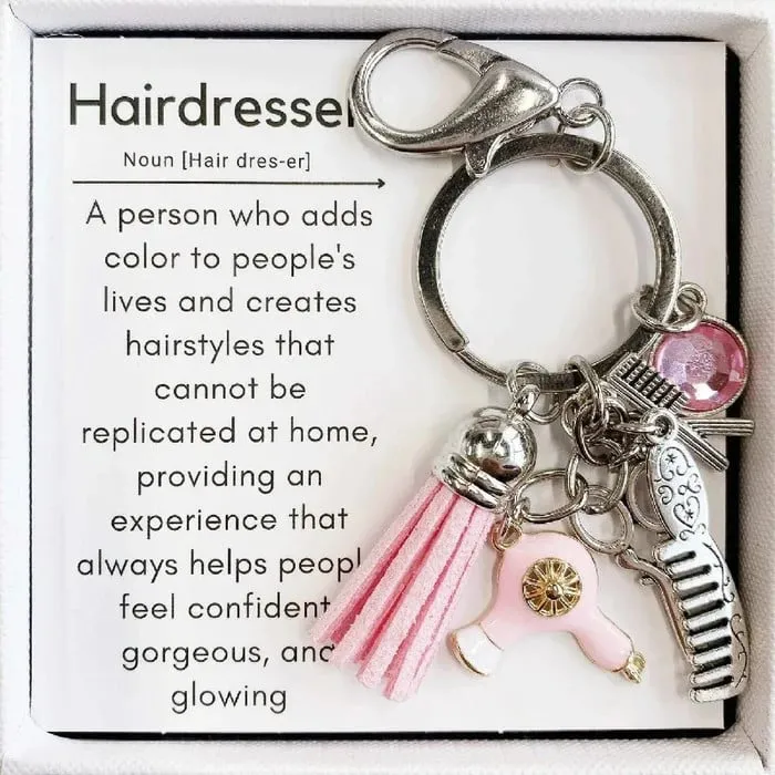 Keychain For Hairdresser Gift