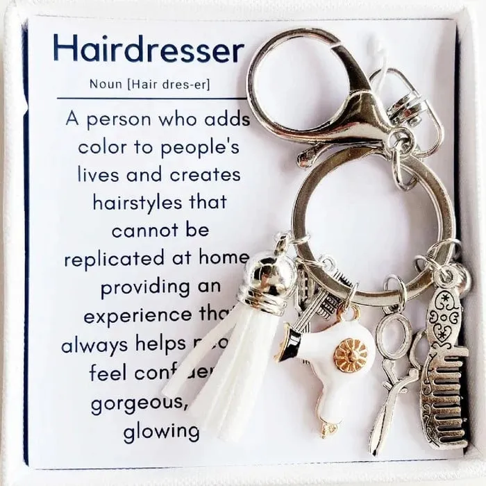 Keychain For Hairdresser Gift